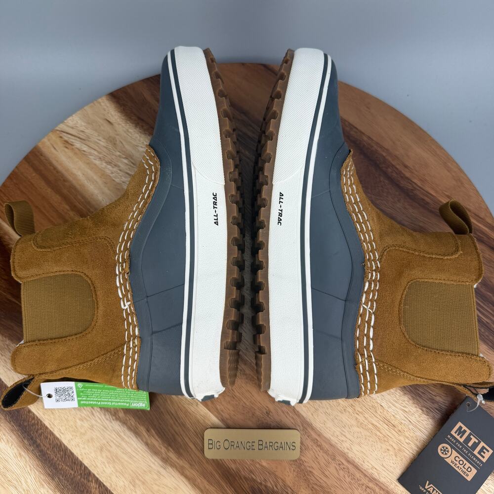 Vans MTE Waterproof Pull On Chelsea Boots Brown Men's Size 8 / Women's 9.5 NWT - Picture 5 of 9